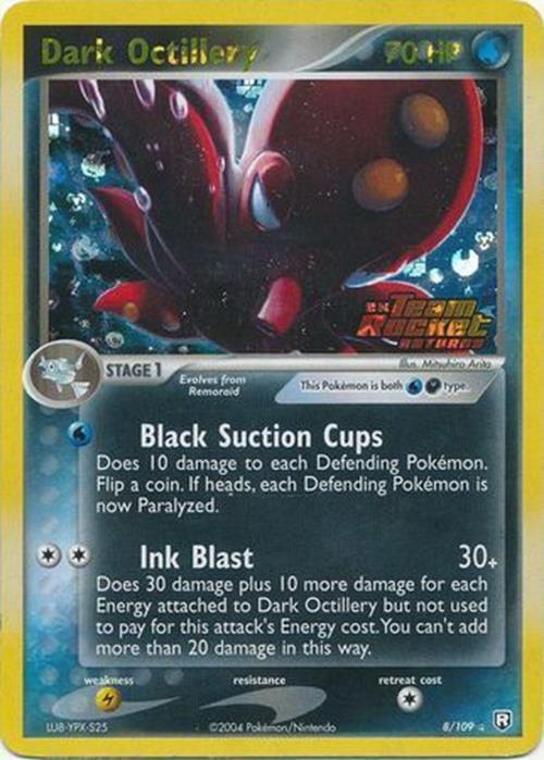 Dark Octillery (8/109) (Stamped) [EX: Team Rocket Returns] | Silver Goblin