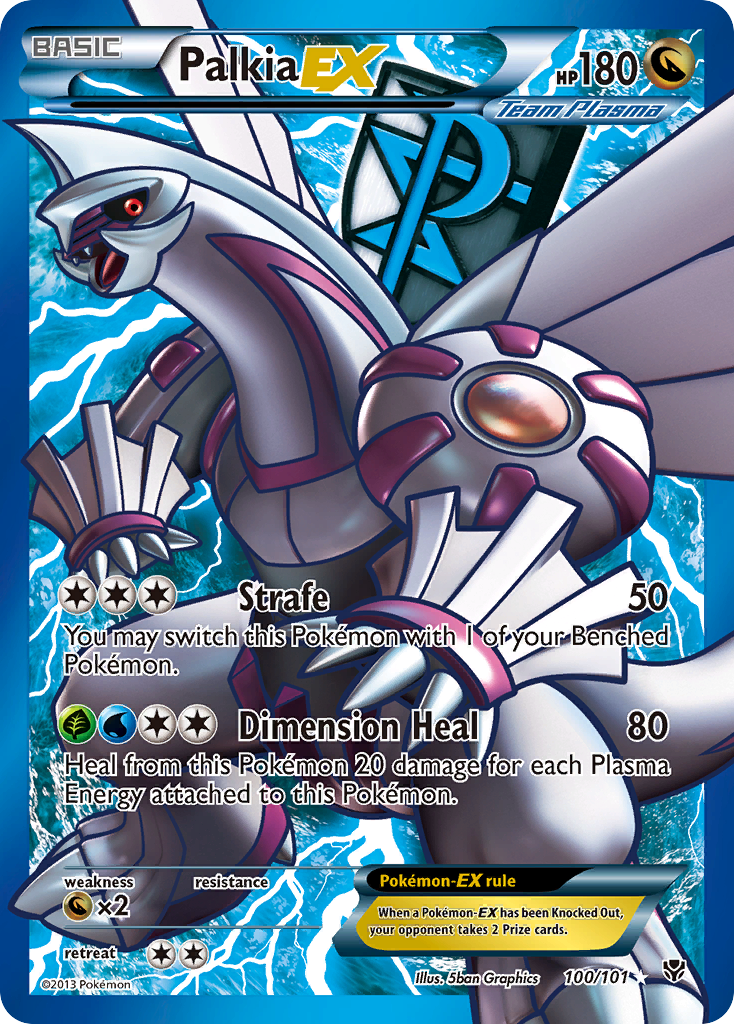 Palkia EX (100/101) [Black & White: Plasma Blast] | Silver Goblin