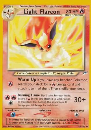 Light Flareon (46/105) [Neo Destiny Unlimited] | Silver Goblin