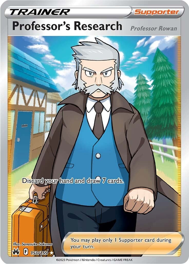 Professor's Research (150/159) (Full Art) [Sword & Shield: Crown Zenith] | Silver Goblin