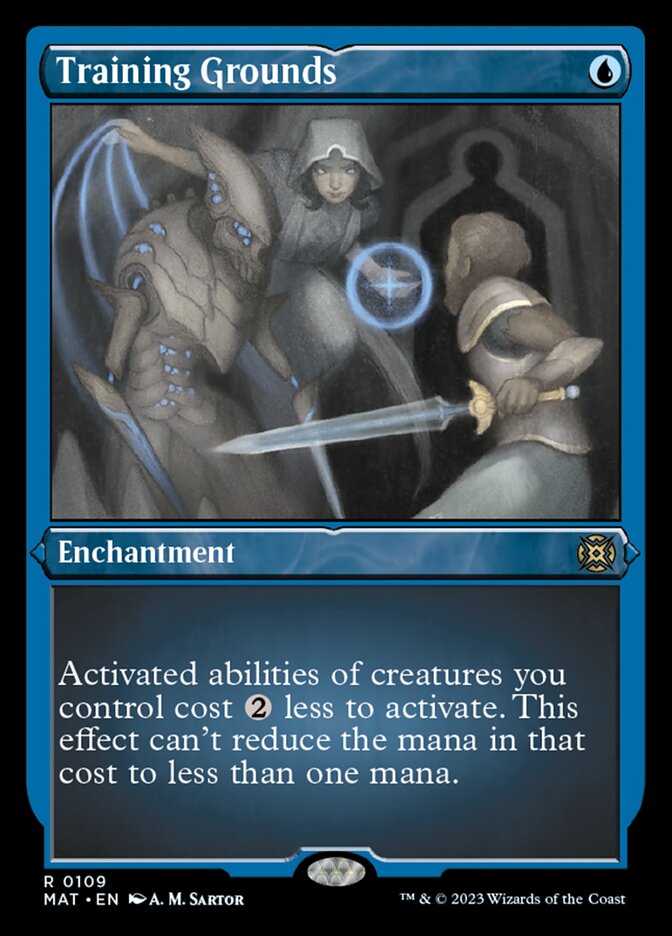 Training Grounds (Foil Etched) [March of the Machine: The Aftermath] | Silver Goblin