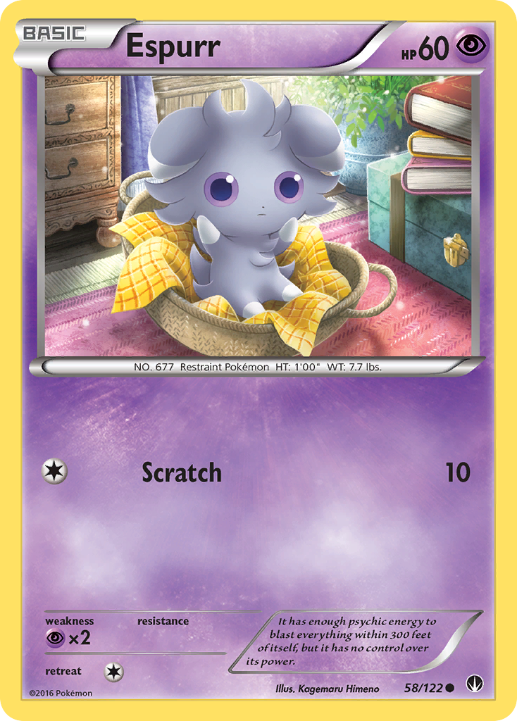 Espurr (58/122) [XY: BREAKpoint] | Silver Goblin