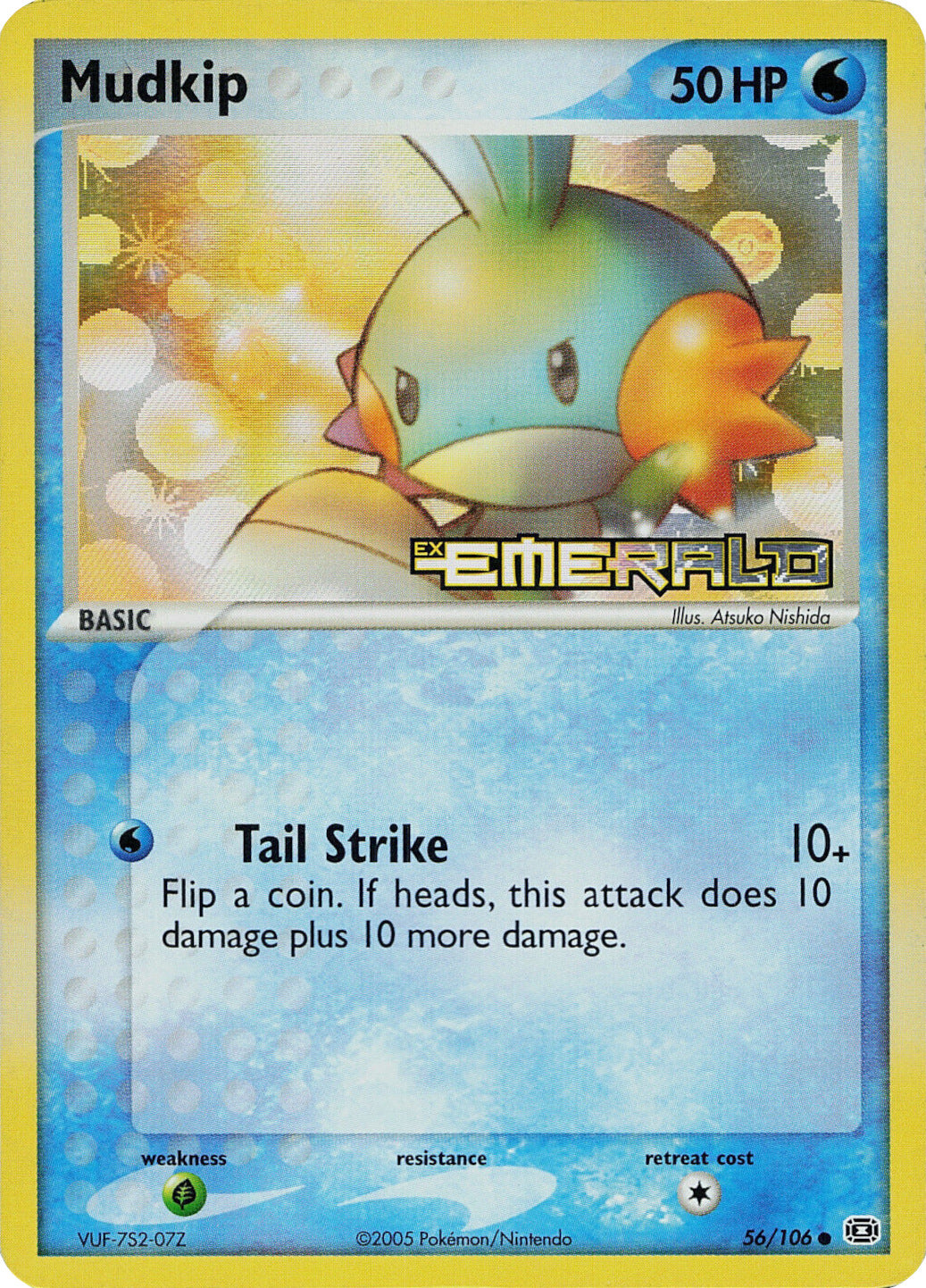 Mudkip (56/106) (Stamped) [EX: Emerald] | Silver Goblin