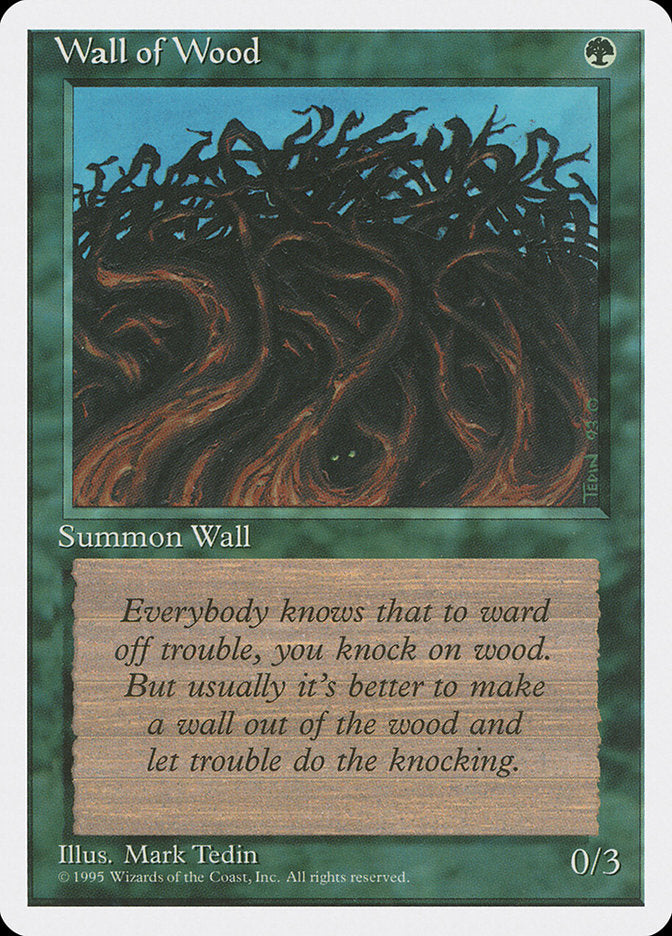 Wall of Wood [Fourth Edition] | Silver Goblin