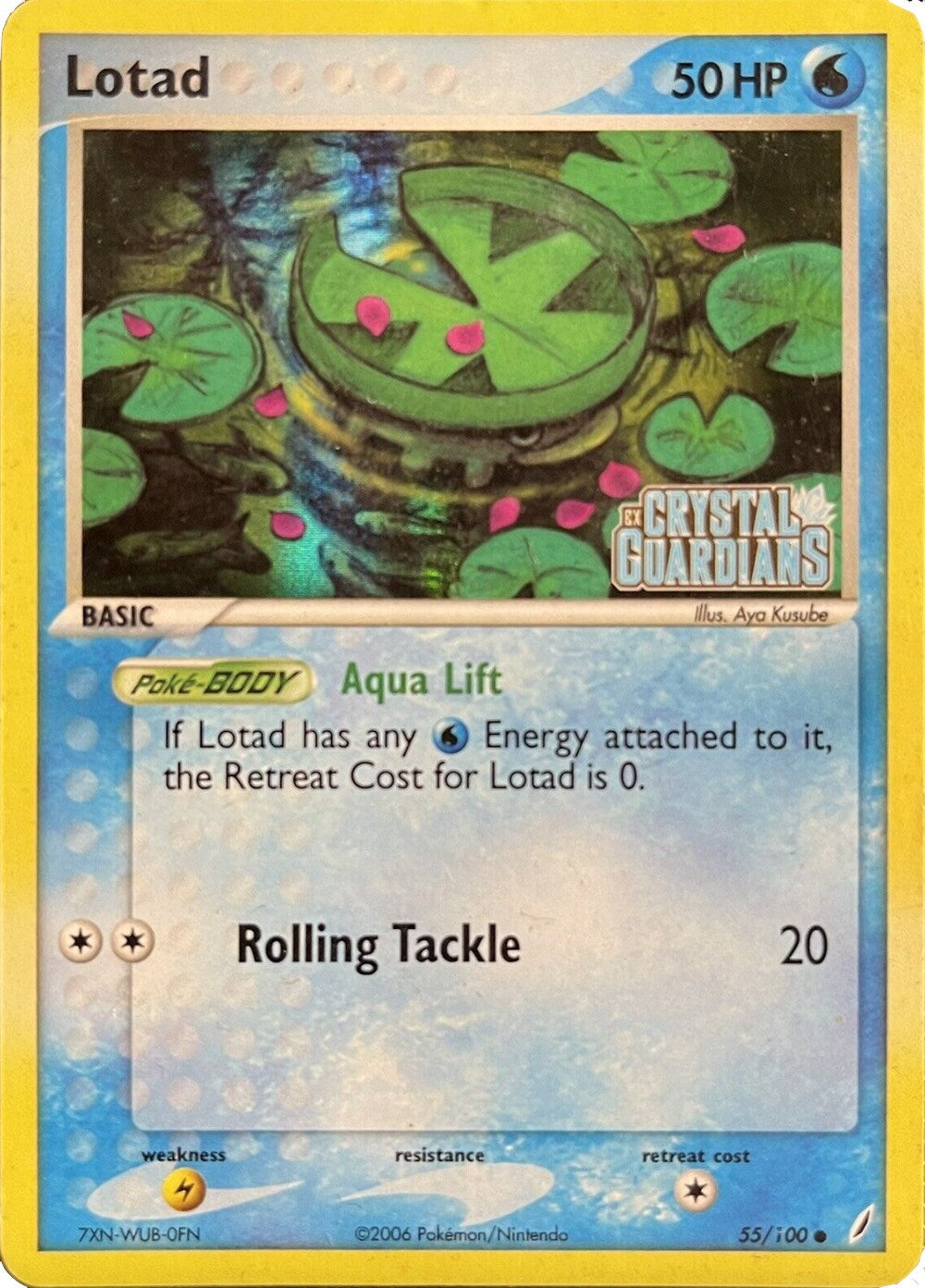 Lotad (055/100) (Theme Deck Exclusive) [EX: Crystal Guardians] | Silver Goblin