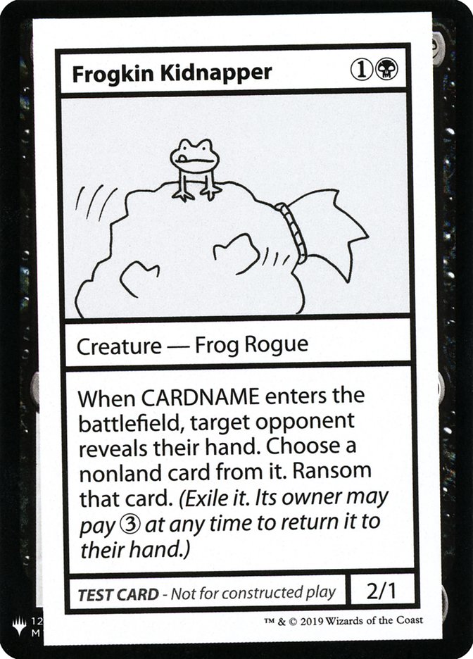 Frogkin Kidnapper [Mystery Booster Playtest Cards] | Silver Goblin