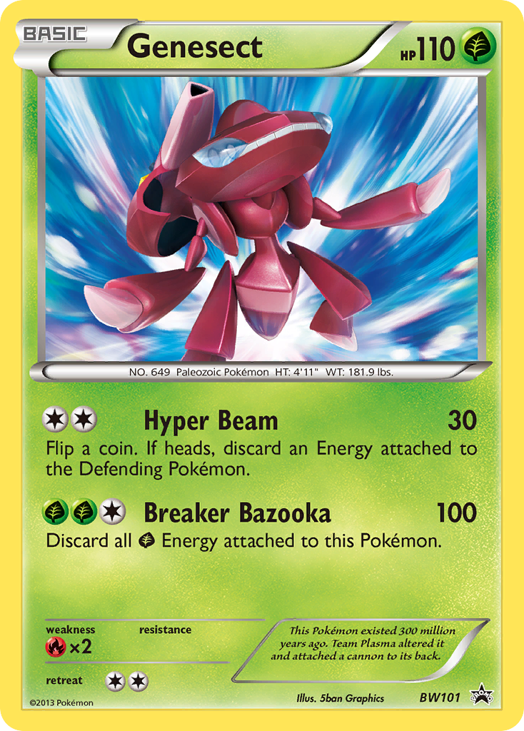 Genesect (BW101) [Black & White: Black Star Promos] | Silver Goblin