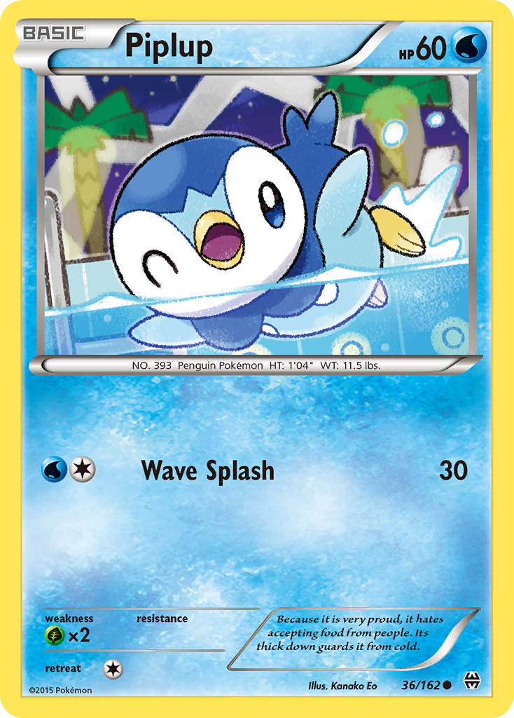 Piplup (36/162) [XY: BREAKthrough] | Silver Goblin