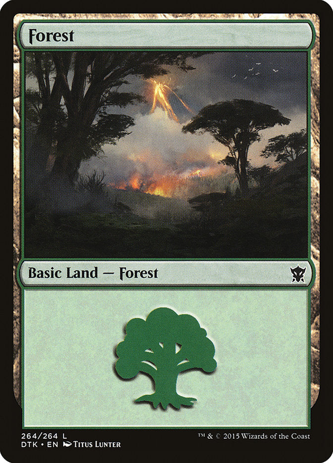 Forest (264) [Dragons of Tarkir] | Silver Goblin