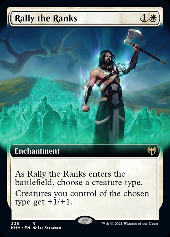 Rally the Ranks (Extended Art) [Kaldheim] | Silver Goblin