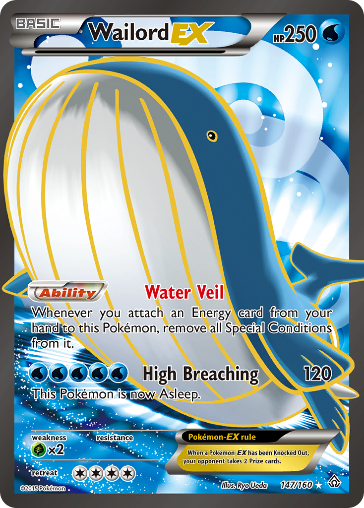 Wailord EX (147/160) [XY: Primal Clash] | Silver Goblin