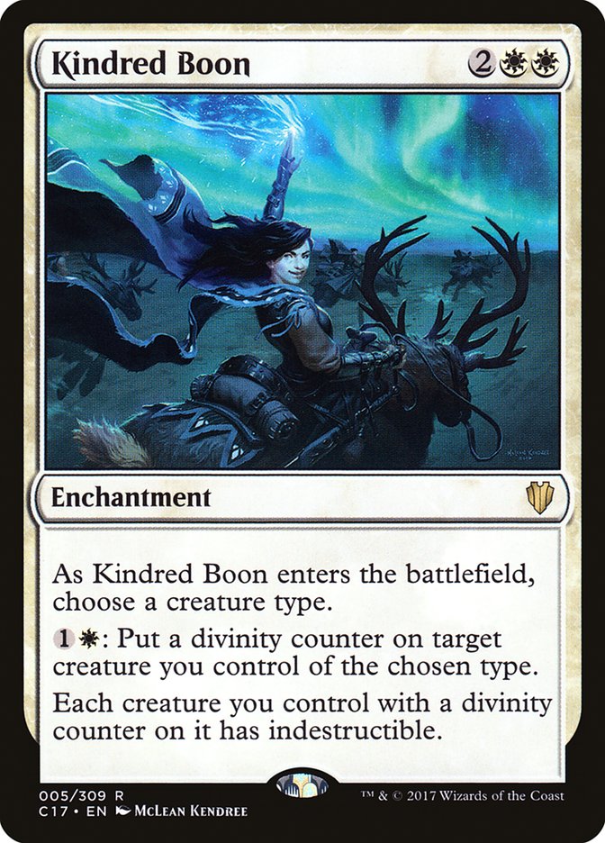 Kindred Boon [Commander 2017] | Silver Goblin