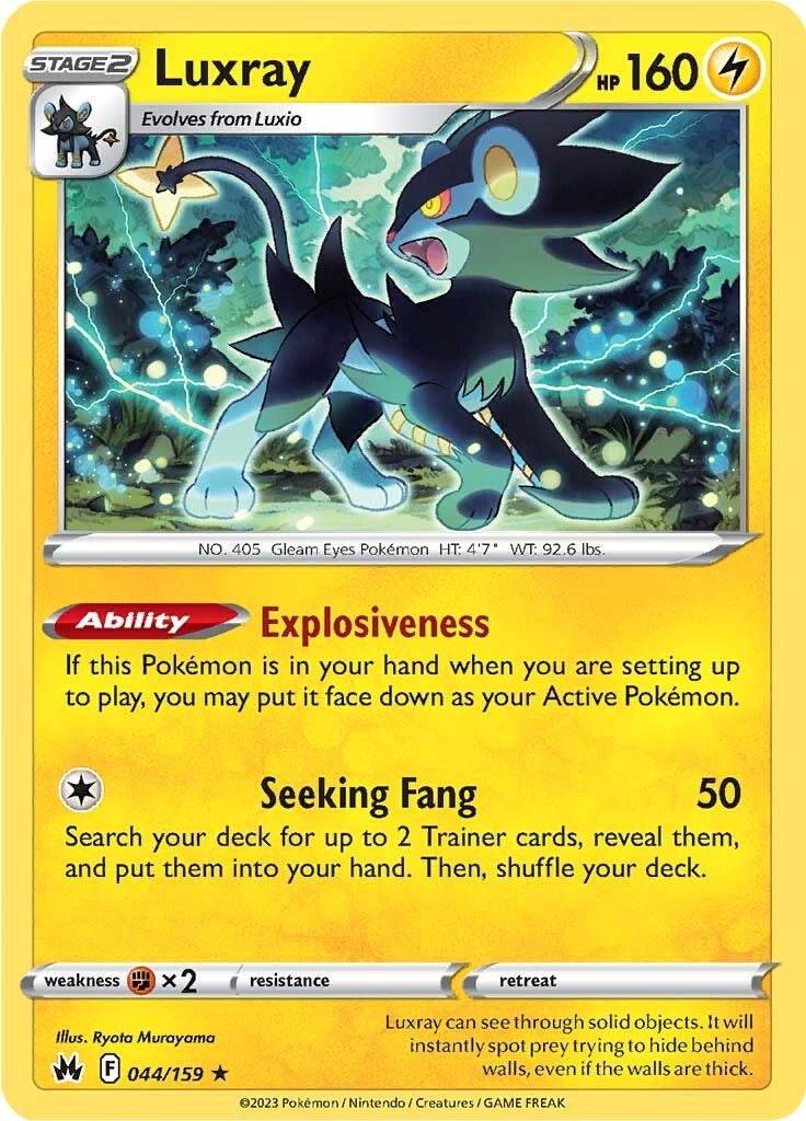 Luxray (044/159) (44) [Sword & Shield: Crown Zenith] | Silver Goblin