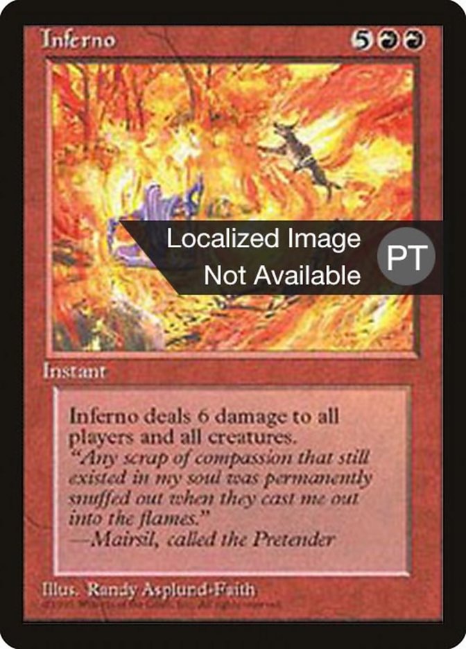 Inferno [Fourth Edition (Foreign Black Border)] | Silver Goblin