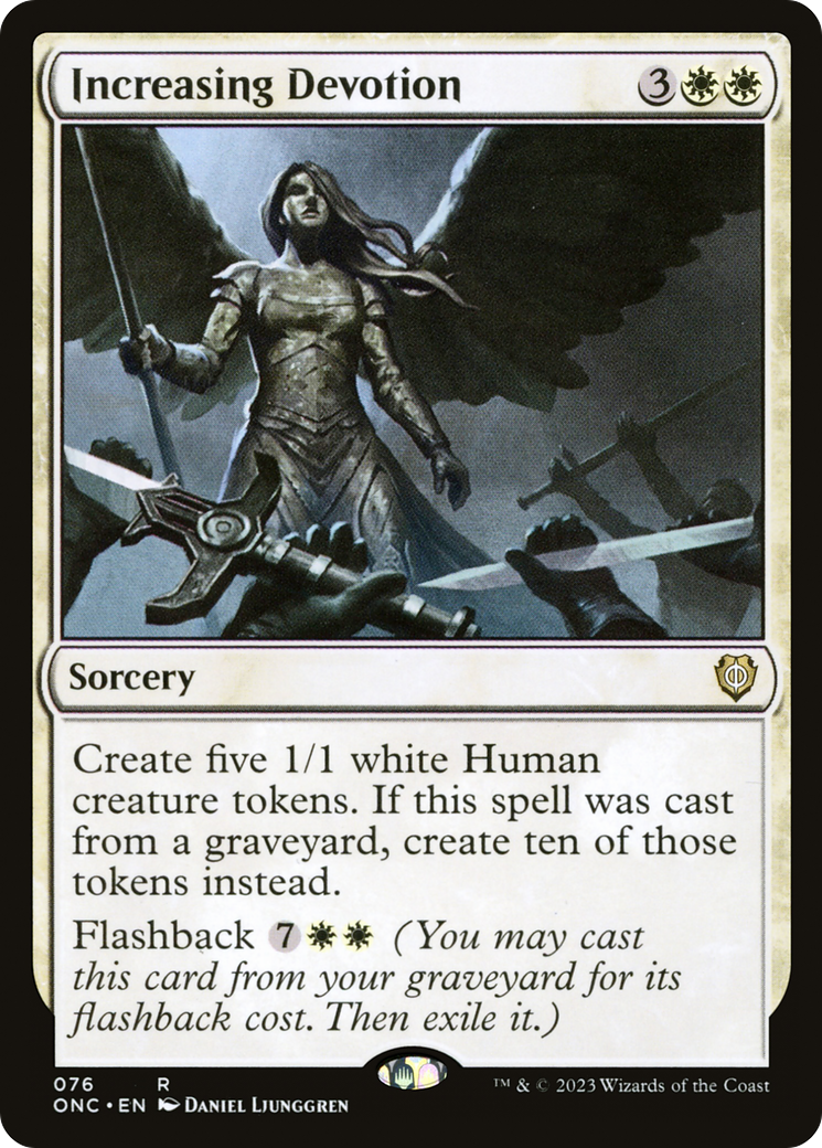 Increasing Devotion [Phyrexia: All Will Be One Commander] | Silver Goblin
