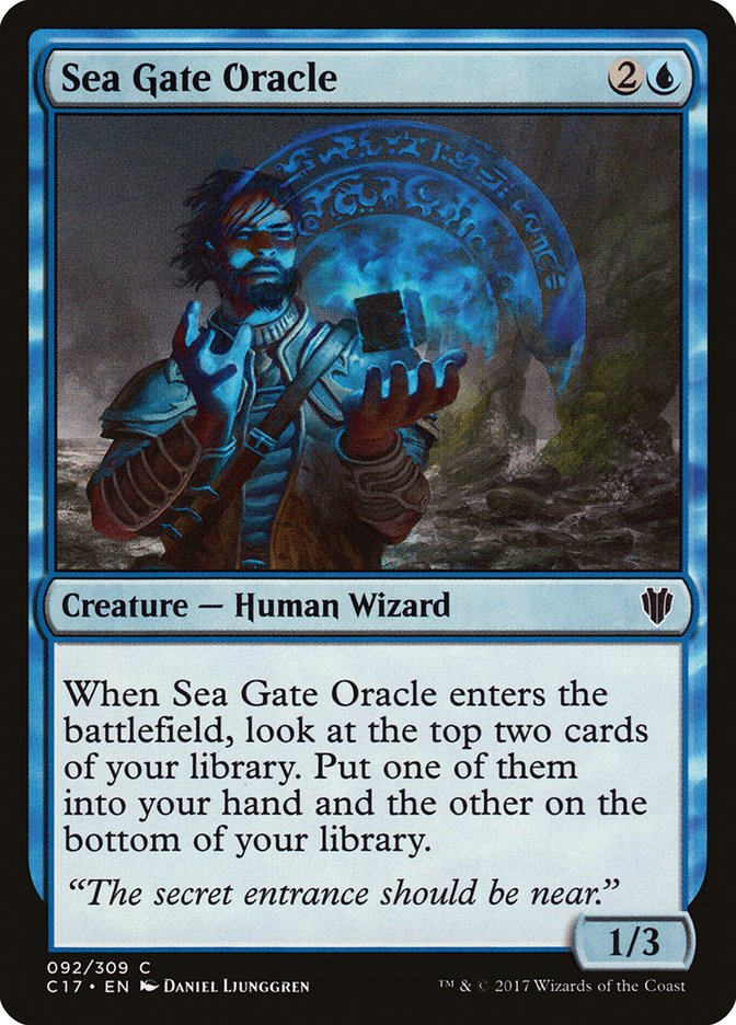 Sea Gate Oracle [Commander 2017] | Silver Goblin