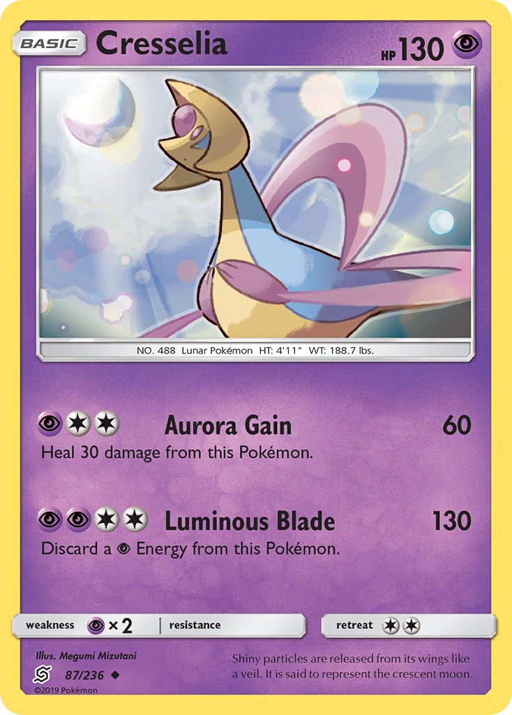 Cresselia (87/236) [Sun & Moon: Unified Minds] | Silver Goblin