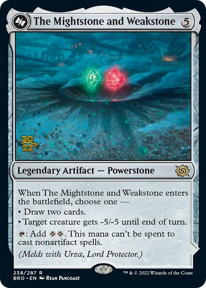 The Mightstone and Weakstone [The Brothers' War Prerelease Promos] | Silver Goblin