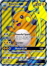 Raichu GX (SM90) (Jumbo Card) [Sun & Moon: Black Star Promos] | Silver Goblin