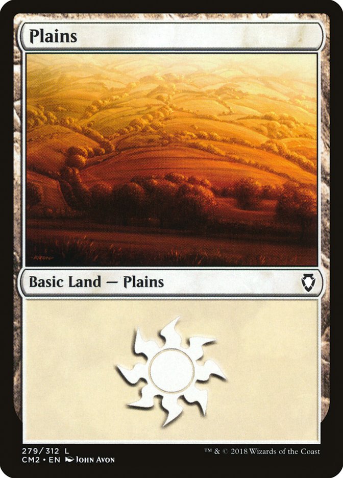 Plains (279) [Commander Anthology Volume II] | Silver Goblin