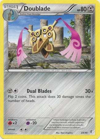 Doublade (23/30) [XY: Trainer Kit 1 - Bisharp] | Silver Goblin