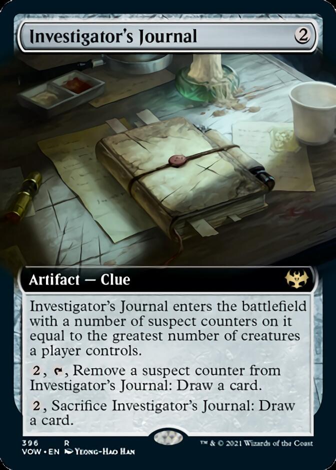 Investigator's Journal (Extended Art) [Innistrad: Crimson Vow] | Silver Goblin