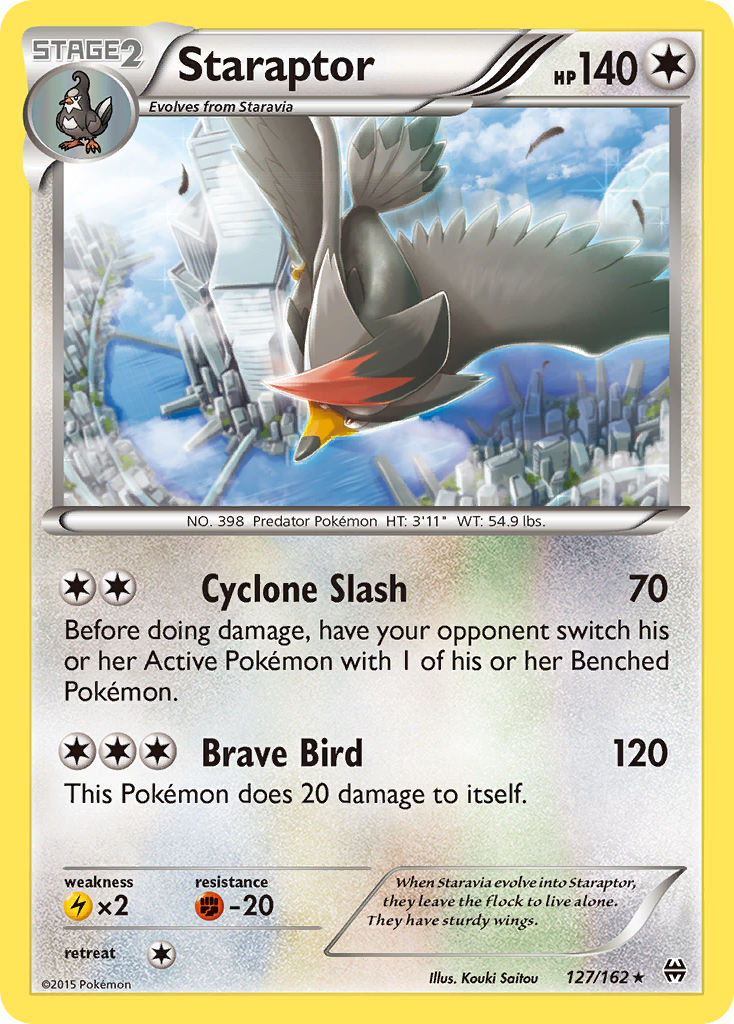 Staraptor (127/162) [XY: BREAKthrough] | Silver Goblin