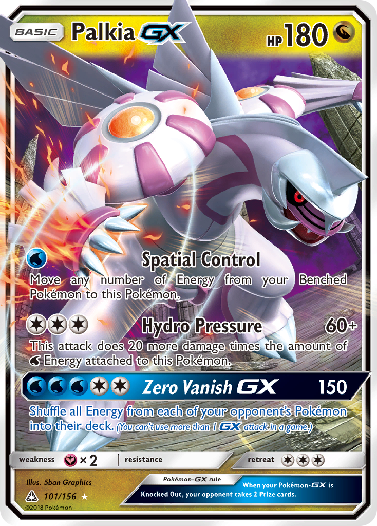 Palkia GX (101/156) [Sun & Moon: Ultra Prism] | Silver Goblin