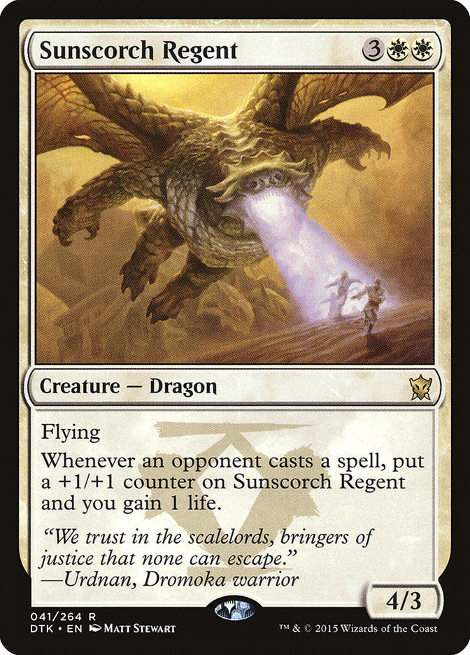 Sunscorch Regent [Dragons of Tarkir] | Silver Goblin