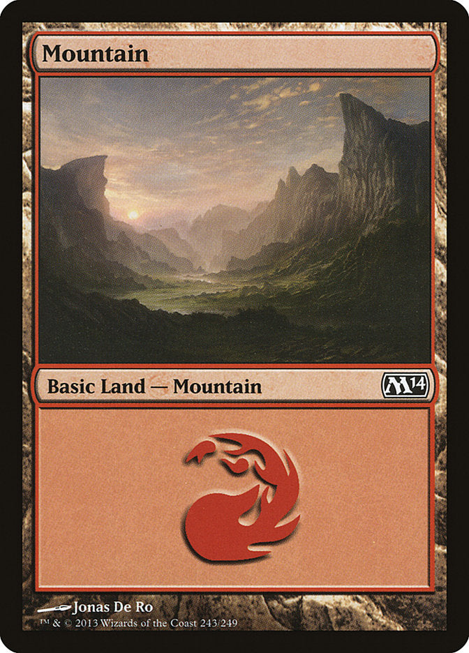 Mountain (243) [Magic 2014] | Silver Goblin