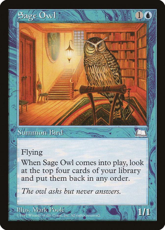 Sage Owl [Weatherlight] | Silver Goblin