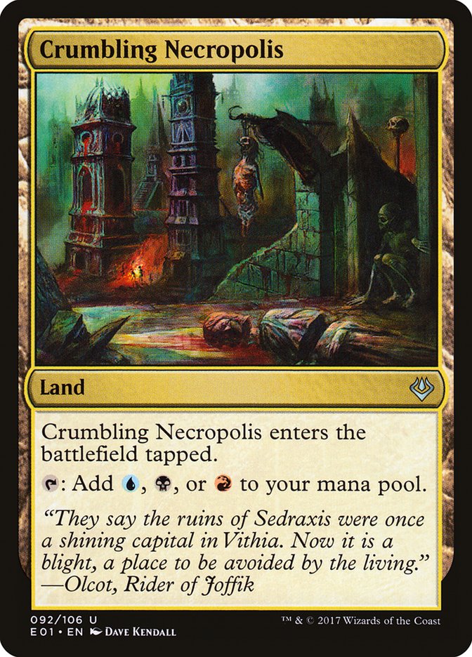 Crumbling Necropolis [Archenemy: Nicol Bolas] | Silver Goblin