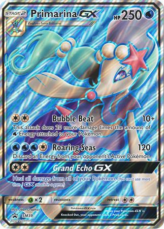 Primarina GX (SM39) (Jumbo Card) [Sun & Moon: Black Star Promos] | Silver Goblin