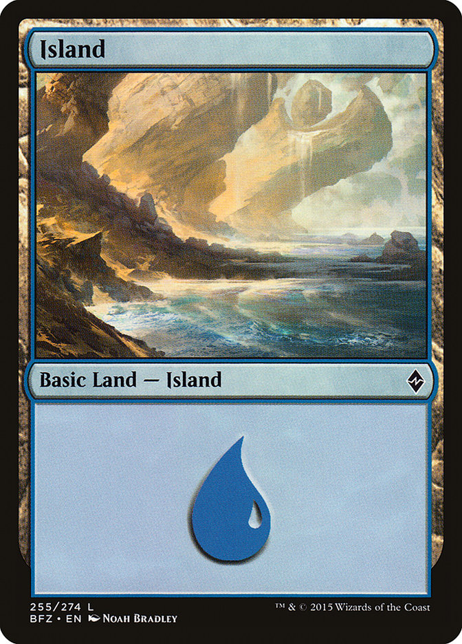 Island (255) [Battle for Zendikar] | Silver Goblin