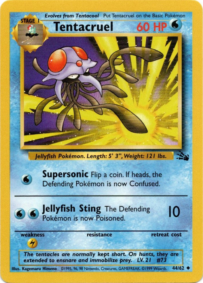 Tentacruel (44/62) [Fossil Unlimited] | Silver Goblin