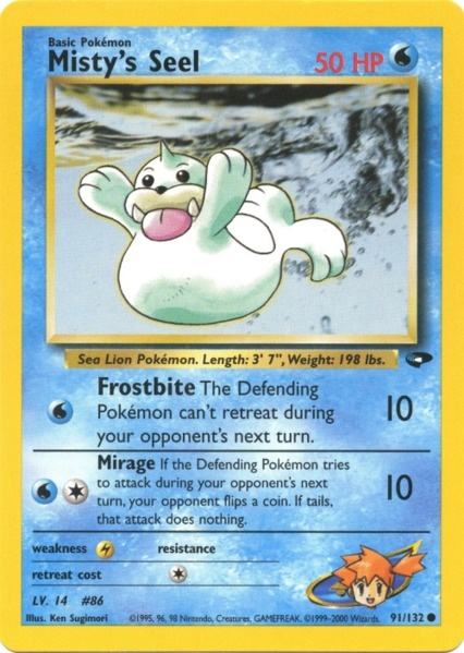 Misty's Seel (91/132) [Gym Challenge Unlimited] | Silver Goblin