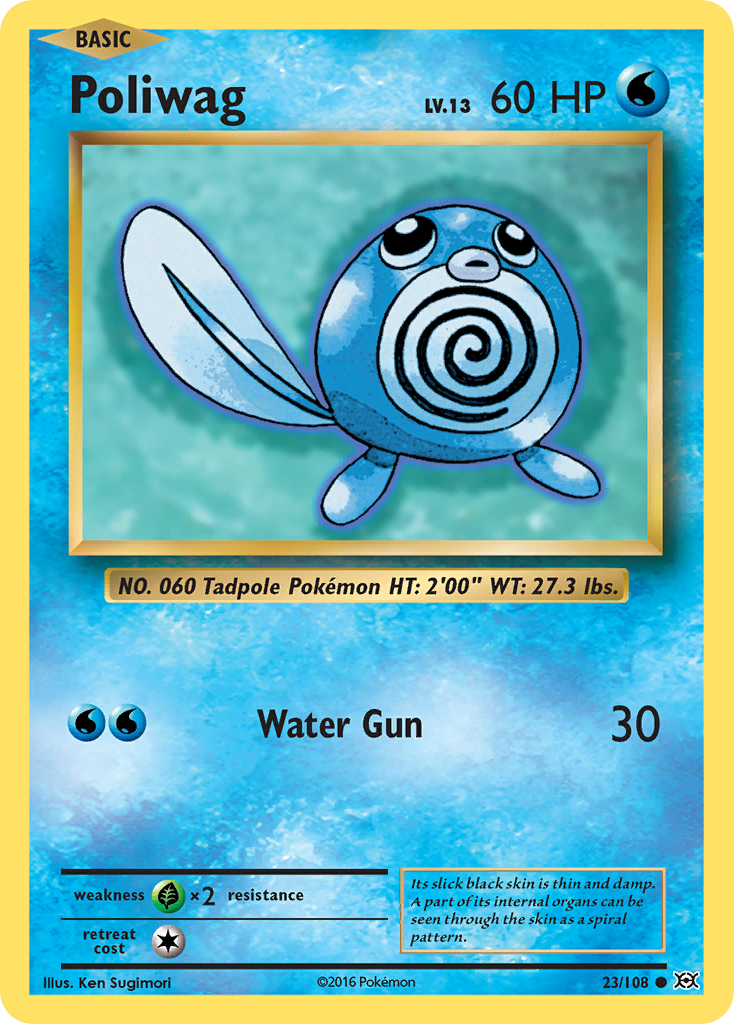 Poliwag (23/108) [XY: Evolutions] | Silver Goblin