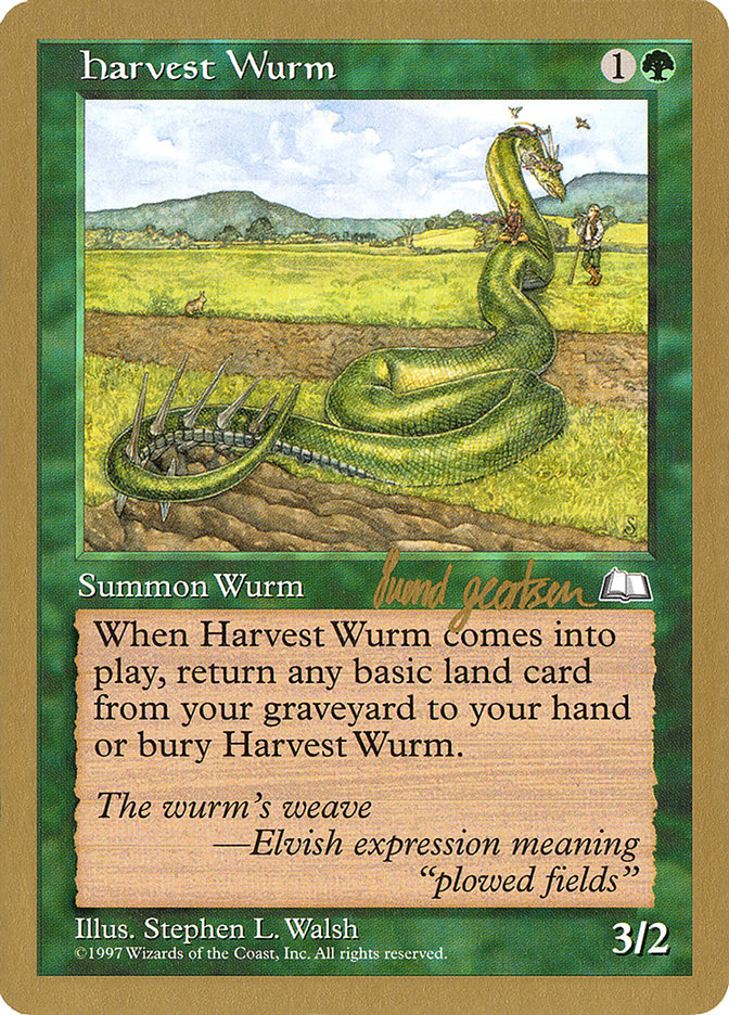 Harvest Wurm (Svend Geertsen) [World Championship Decks 1997] | Silver Goblin