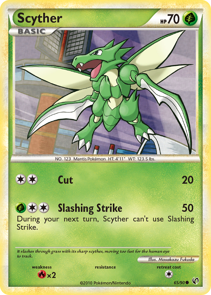 Scyther (65/90) [HeartGold & SoulSilver: Undaunted] | Silver Goblin