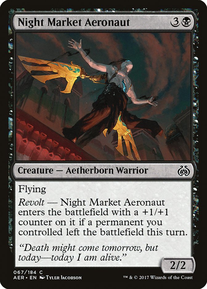 Night Market Aeronaut [Aether Revolt] | Silver Goblin