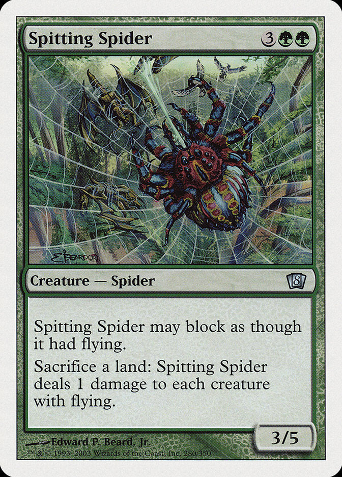 Spitting Spider [Eighth Edition] | Silver Goblin