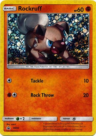 Rockruff (SM06) (General Mills Promo) [Sun & Moon: Black Star Promos] | Silver Goblin