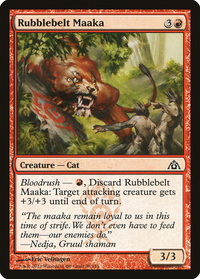 Rubblebelt Maaka [Dragon's Maze] | Silver Goblin