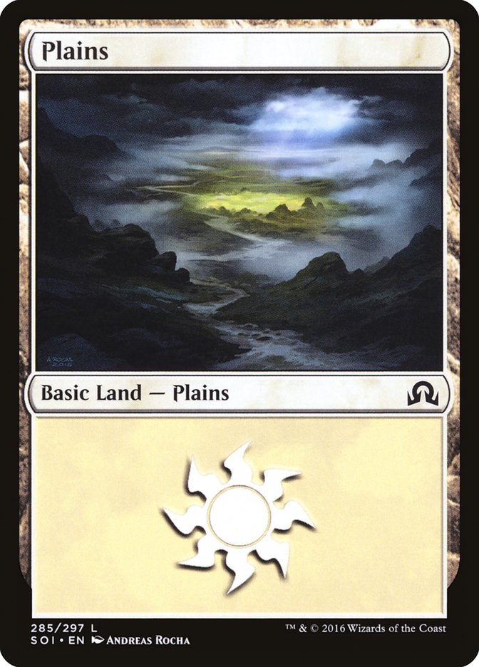 Plains (285) [Shadows over Innistrad] | Silver Goblin