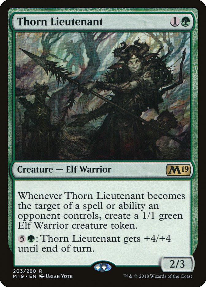 Thorn Lieutenant [Core Set 2019] | Silver Goblin