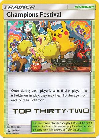 Champions Festival (SM148) (2018 Top Thirty Two) [Sun & Moon: Black Star Promos] | Silver Goblin