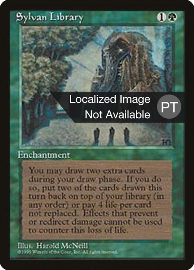 Sylvan Library [Fourth Edition (Foreign Black Border)] | Silver Goblin