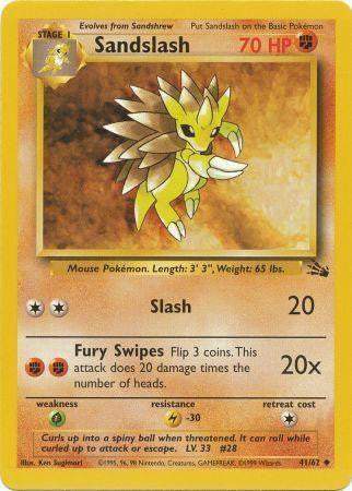 Sandslash (41/62) [Fossil Unlimited] | Silver Goblin