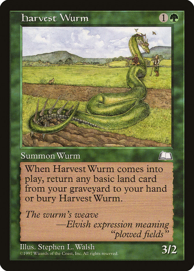 Harvest Wurm [Weatherlight] | Silver Goblin