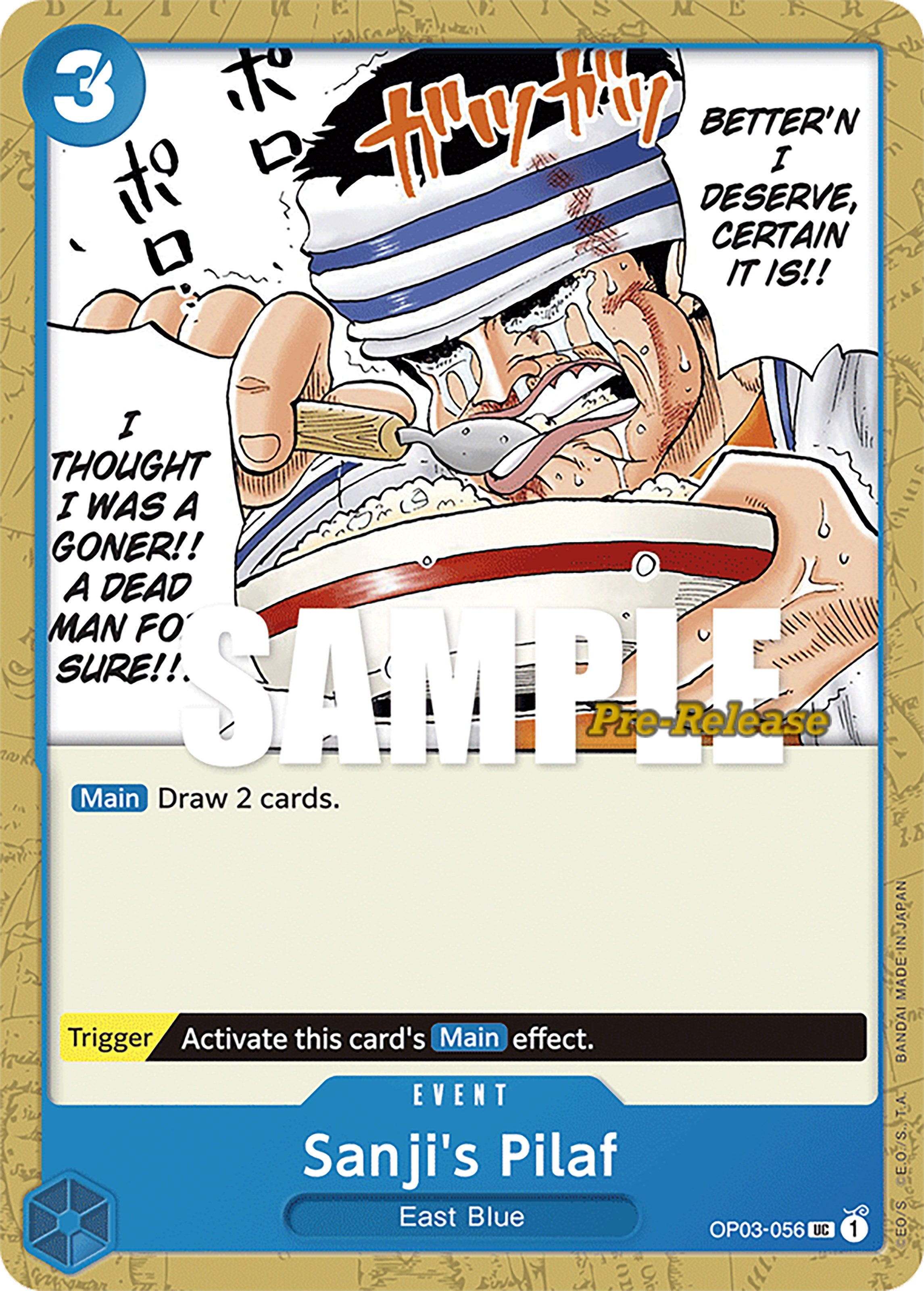 Sanji's Pilaf [Pillars of Strength Pre-Release Cards] | Silver Goblin